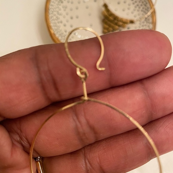 Sarah Briggs 14k Gold-Filled Hoops - Picture 6 of 8